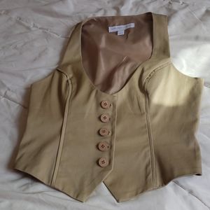New York & Company Camel Vest